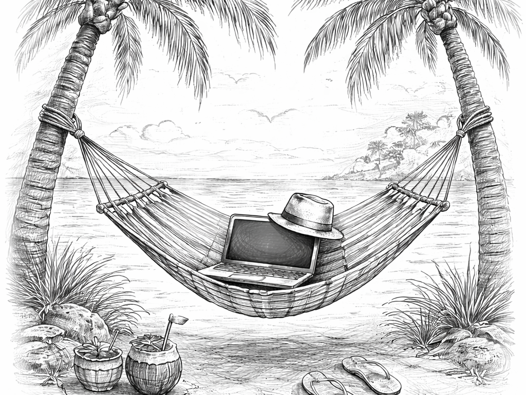 Quiet betting day illustration